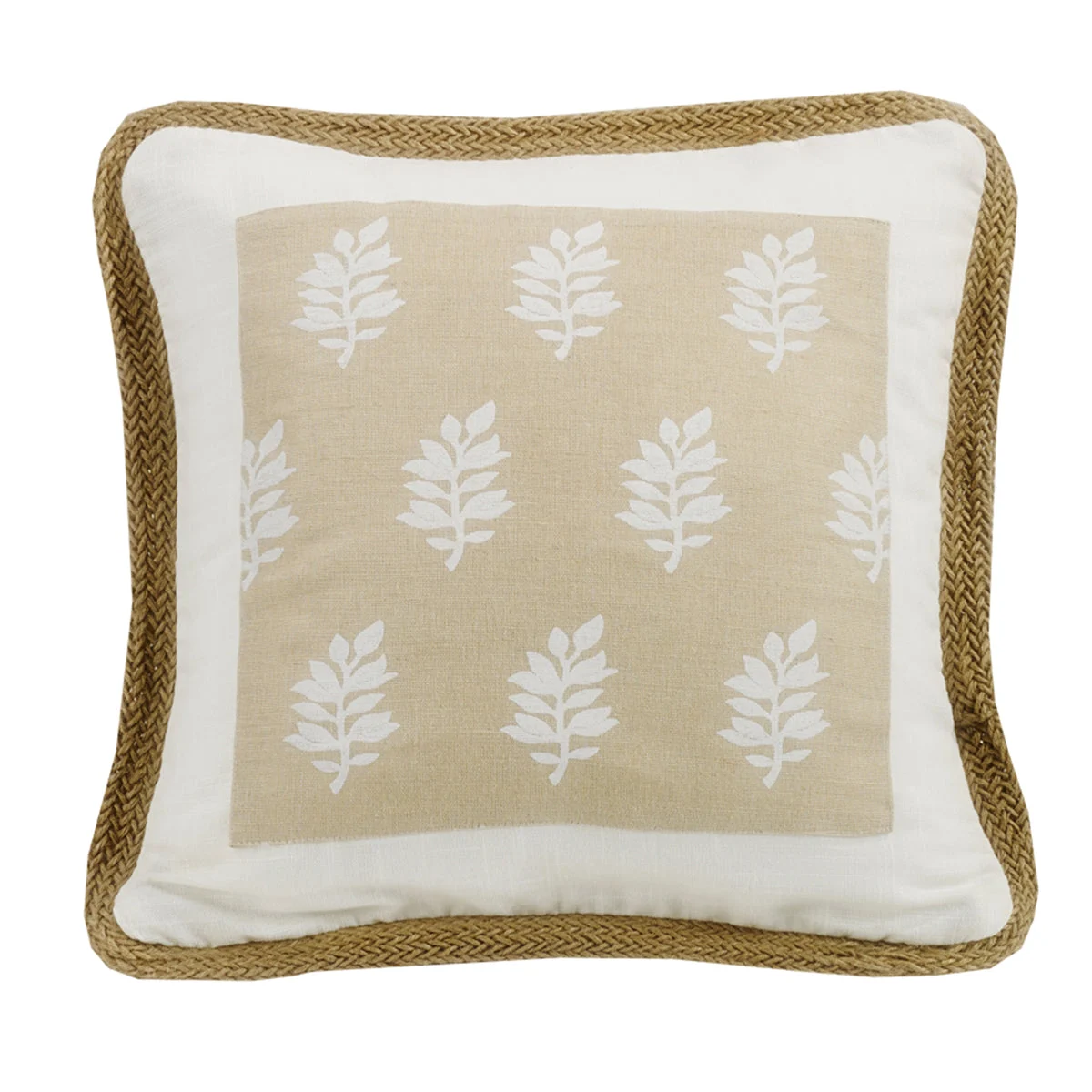 HiEnd Accents Framed Pillow with Trim