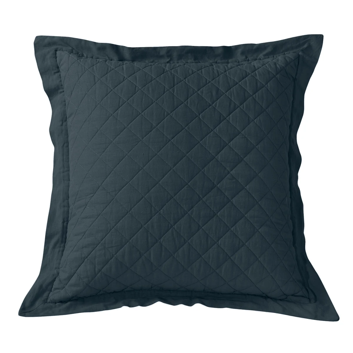 HiEnd Accents Linen Quilt Euro Sham