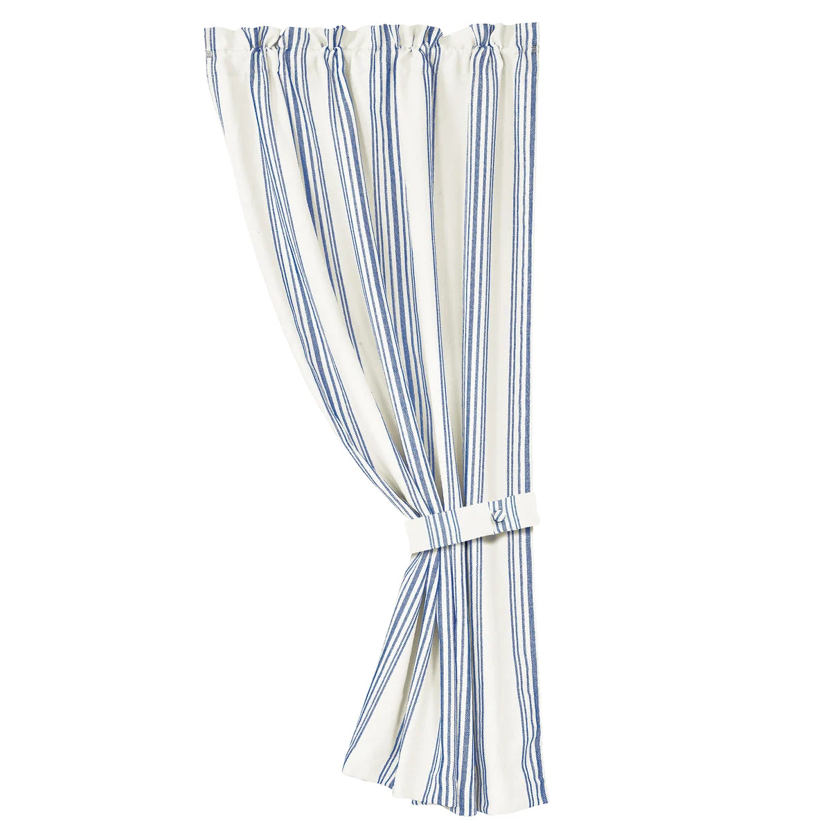 HiEnd Accents Stripe curtain with tieback