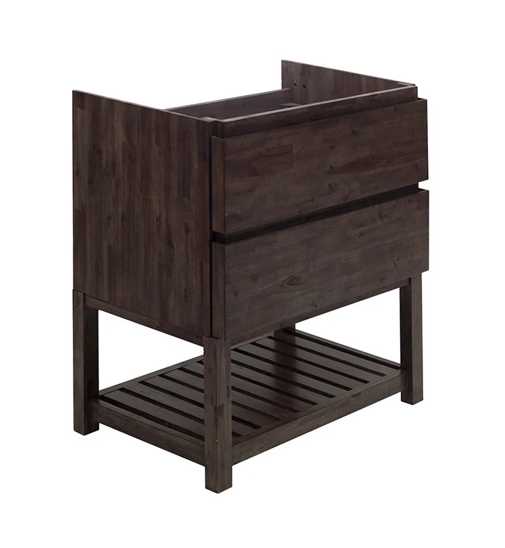 Fresca Formosa 35`` Floor Standing Open Bottom Modern Bathroom Cabinet
