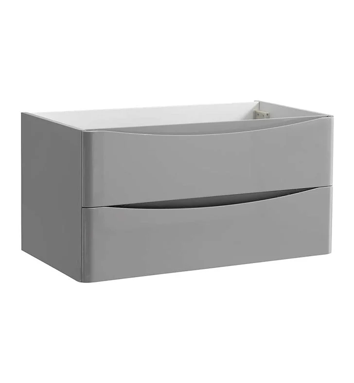 Fresca Tuscany 36`` Wall Hung Modern Bathroom Cabinet