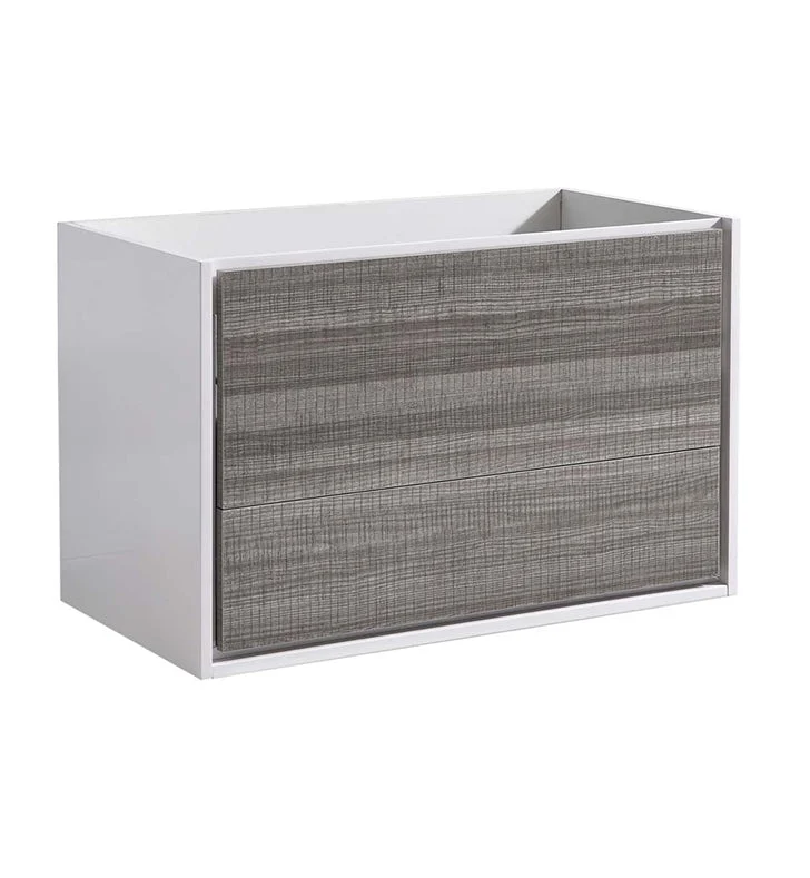 Fresca Catania 36`` Wall Hung Modern Bathroom Cabinet