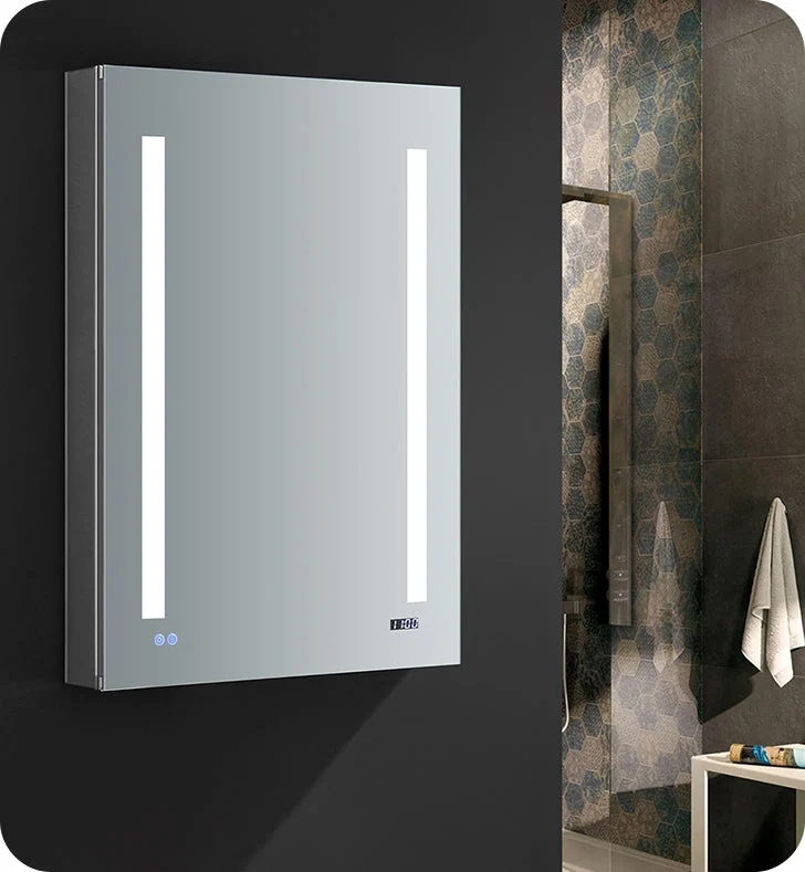 Fresca FMC012436-R Tiempo 24`` x 36`` Bathroom Medicine Cabinet w/ LED Lighting