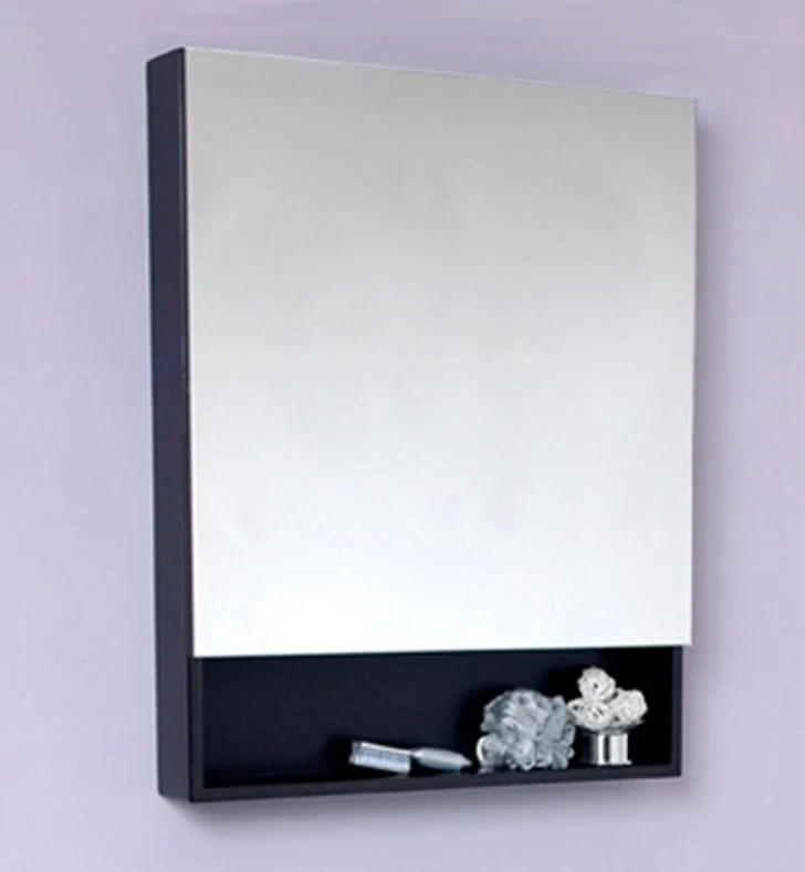 Fresca 24`` Espresso Bathroom Medicine Cabinet w/ Small Bottom Shelf
