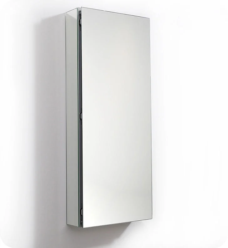 Fresca 15`` Wide x 36`` Tall Bathroom Medicine Cabinet w/ Mirrors