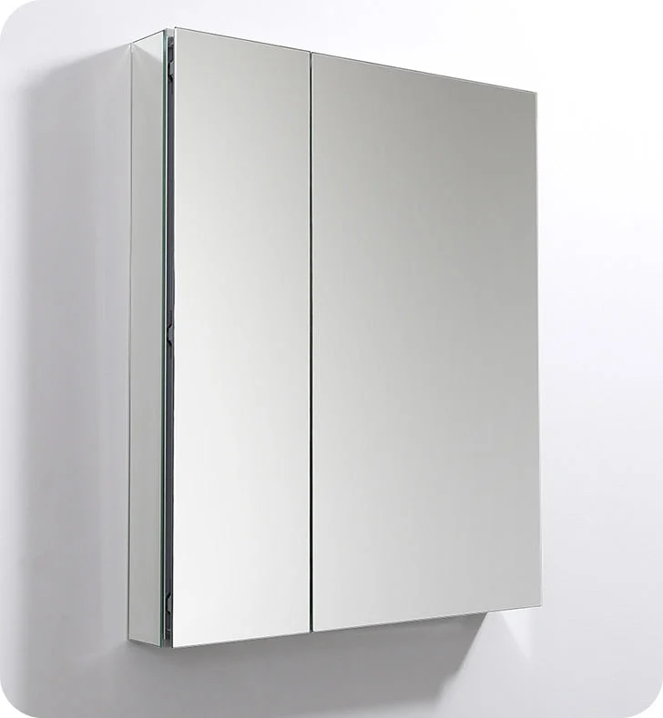 Fresca 30`` Wide x 36`` Tall Bathroom Medicine Cabinet w/ Mirrors