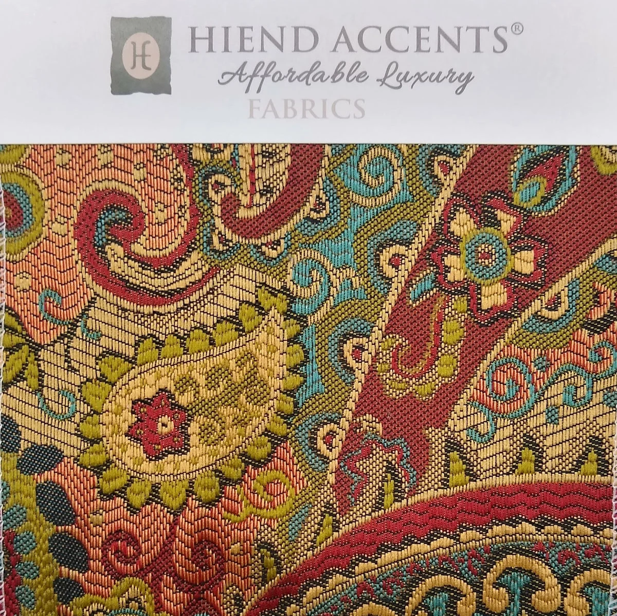 HiEnd Accents San Anglo Woven Paisley Swatch