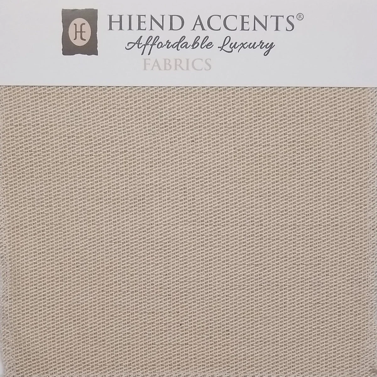 HiEnd Accents Charlotte Taupe Linen Blend swatch