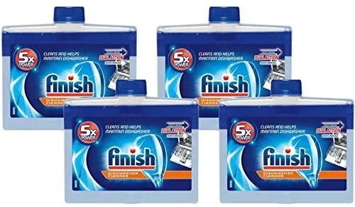 Finish Dishwasher Machine Cleaner, 8.45 oz, (Pack of 4)