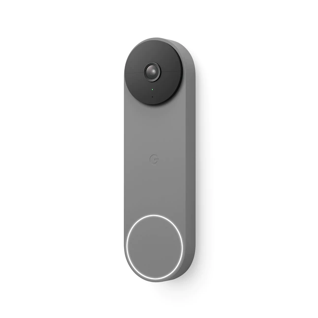 Google  Nest Doorbell Battery – Wireless Smart Wi-Fi Doorbell Security Camera – Ash