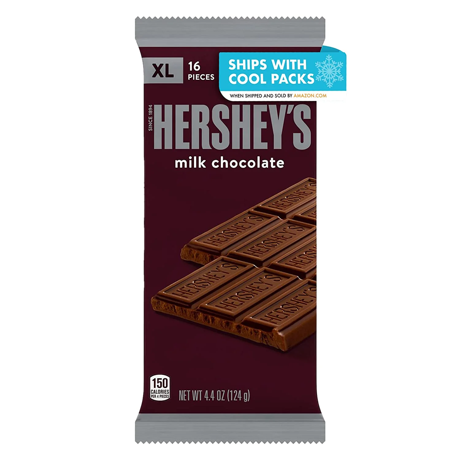 HERSHEY’S Milk Chocolate Bulk Candy, Individually Wrapped, 4.4 ounce , (Pack of 12)