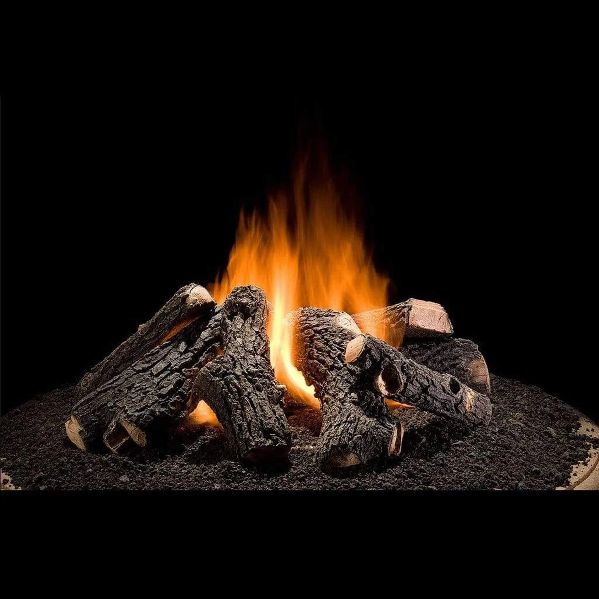 Hargrove 50" Wilderness Oak Outdoor Firepit Loose Logs