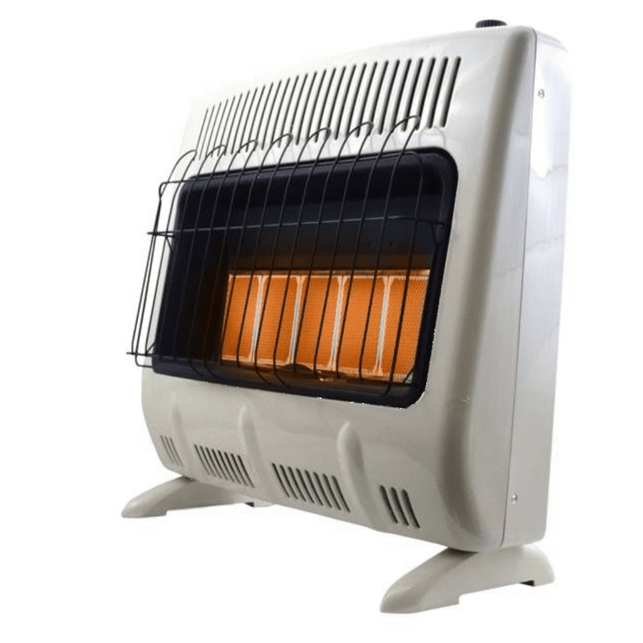 Heatstar 31" 30,000 BTU Infrared Radiant Vent Free Propane Gas Heater With Thermostat and Blower