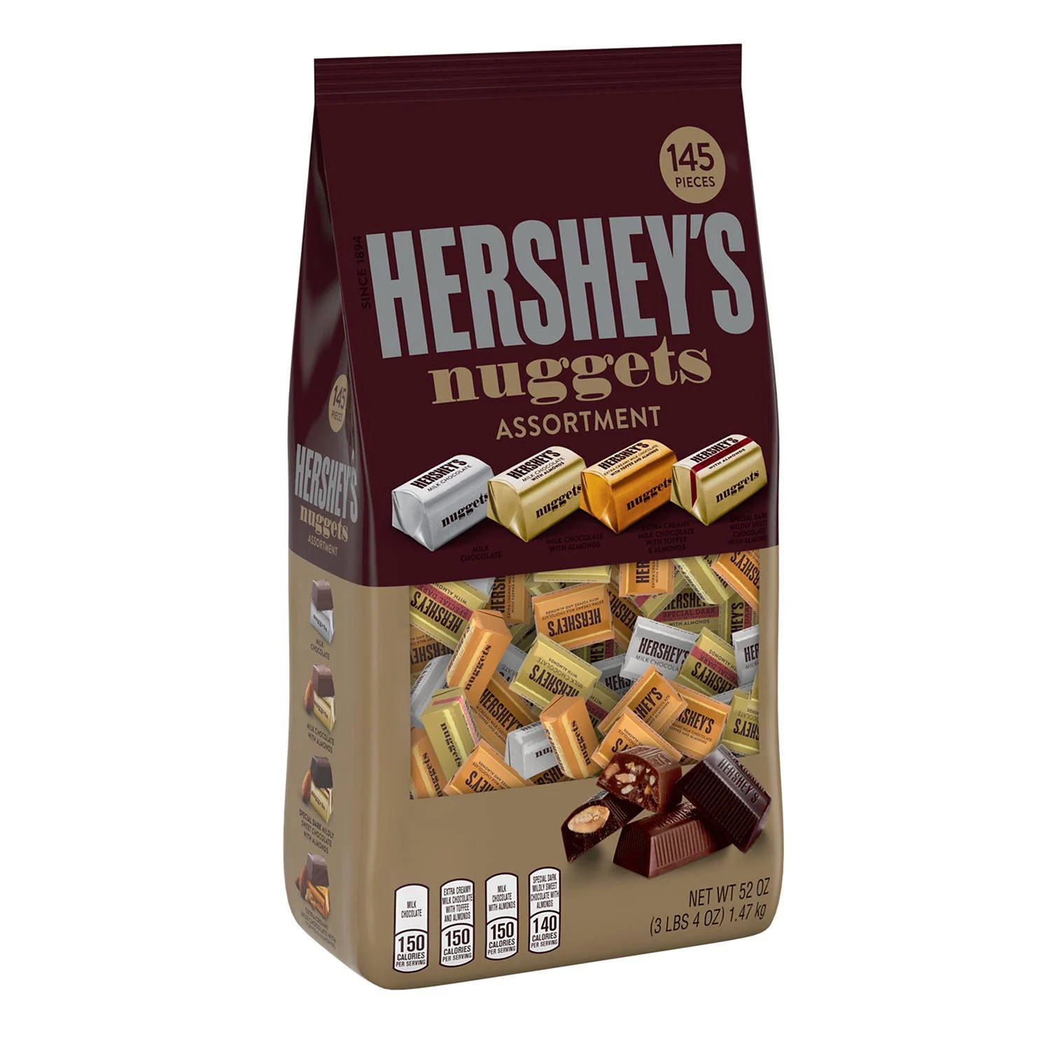 Hershey’s Assorted Chocolate Nuggets (52oz.)
