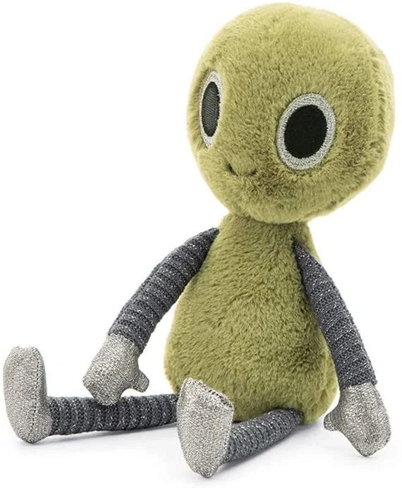 Jellycat Zalien Alien Stuffed Animal, Small 9 inches