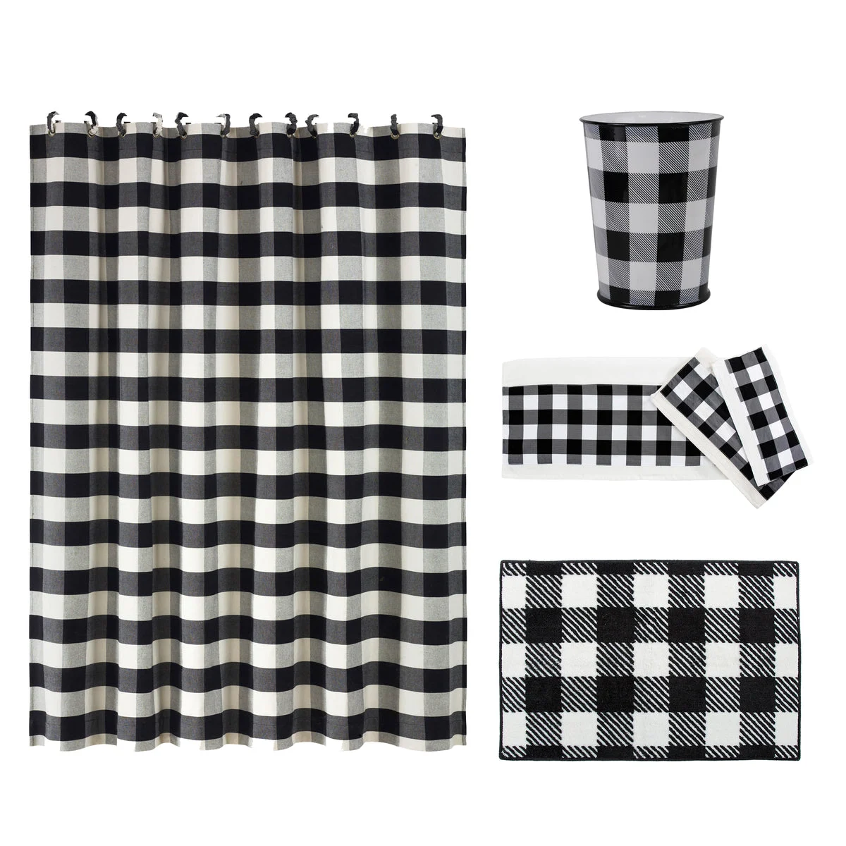 HiEnd Accents Camille Bathroom Lifestyle Collection 18 Piece Set
