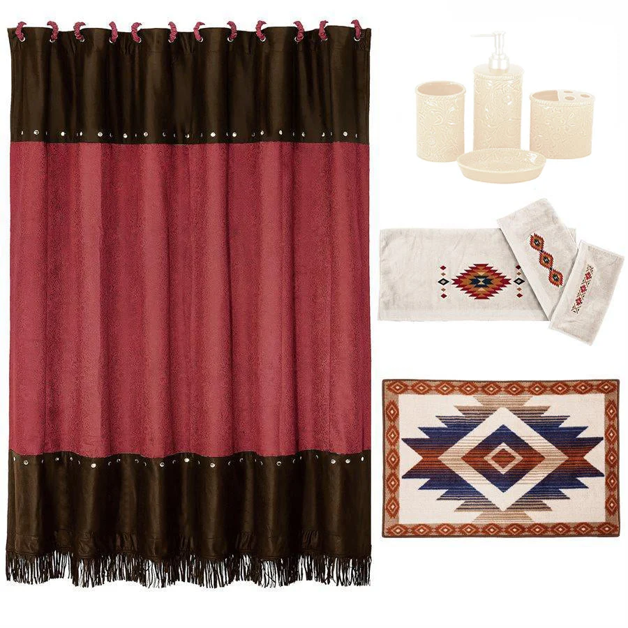 HiEnd Accents Cream Savannah 9-PC Bath Accessary and Towel Set