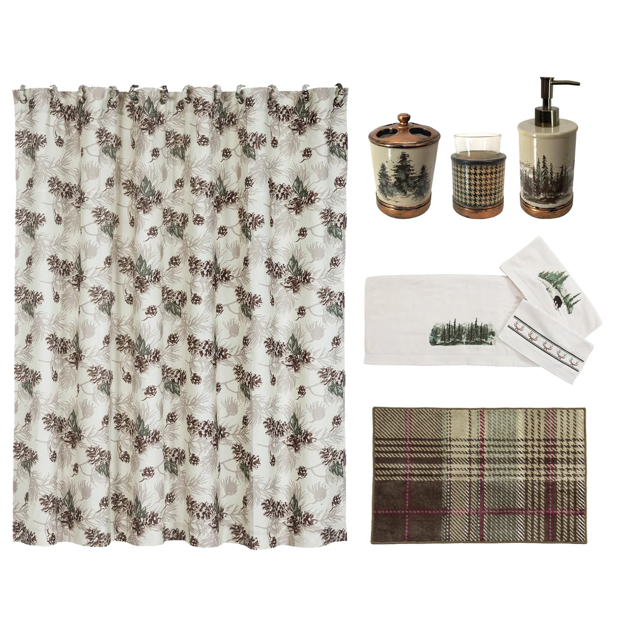 HiEnd Accents Joshua Bathroom Lifestyle Collection 20 Piece Set