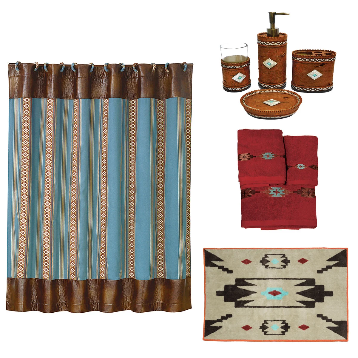 HiEnd Accents Azetec Bathroom Lifestyle Collection
