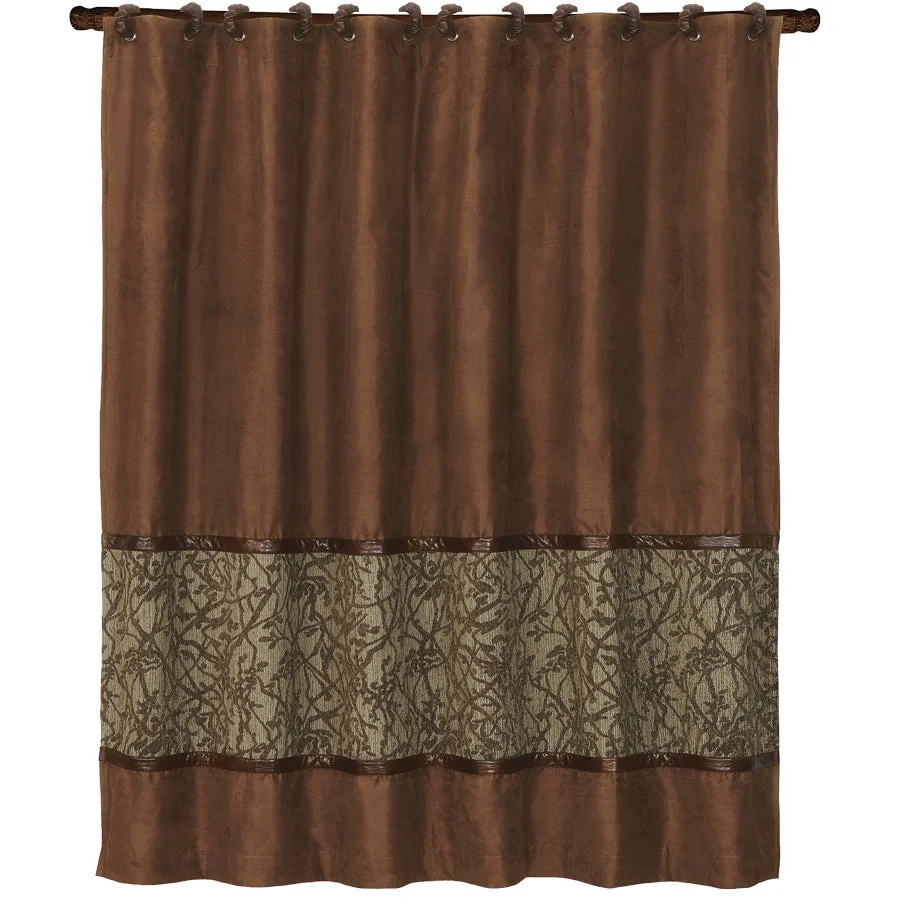 HiEnd Accents Highland Lodge Shower Curtain