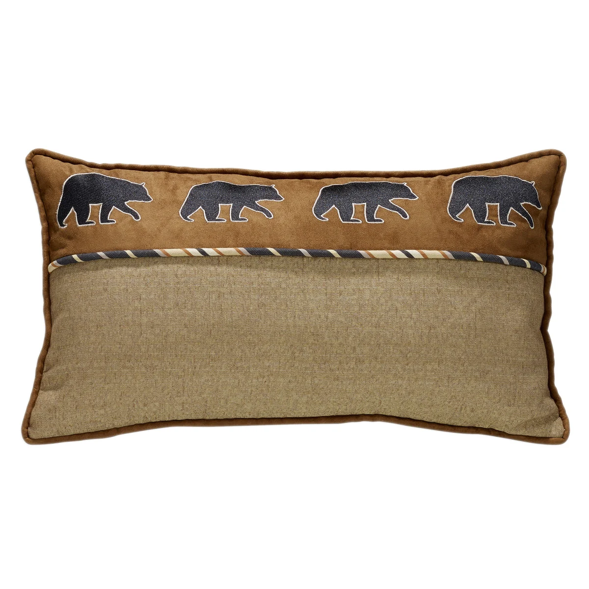 HiEnd Accents Black Bear Pillow