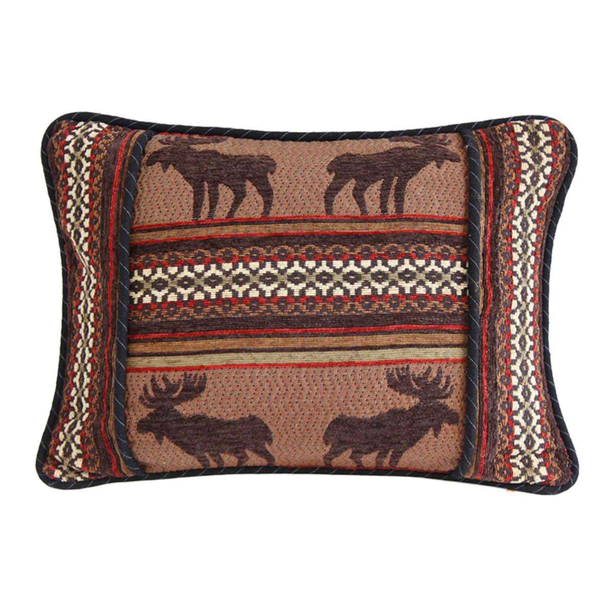 HiEnd Accents Oblong Moose Pillow