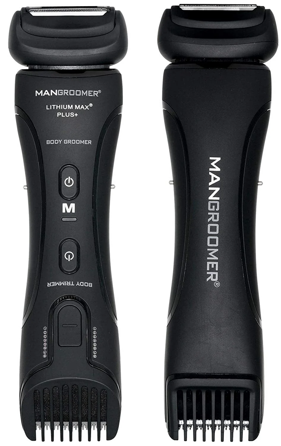 MANGROOMER Lithium Max Plus Body Groomer, Ball Groomer, Body Trimmer, Electric Groin Hair Trimmer with Free Bonus Foil Included