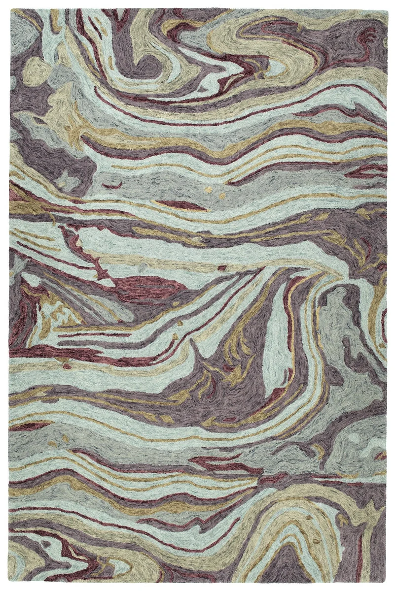 Kaleen Rugs Marble Collection MBL03-65 Aubergine Area Rug