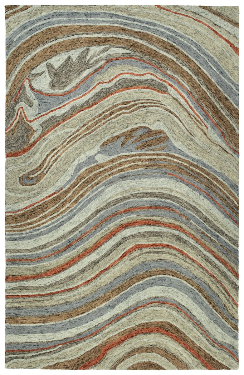 Kaleen Rugs Marble Collection MBL07-75 Grey Area Rug