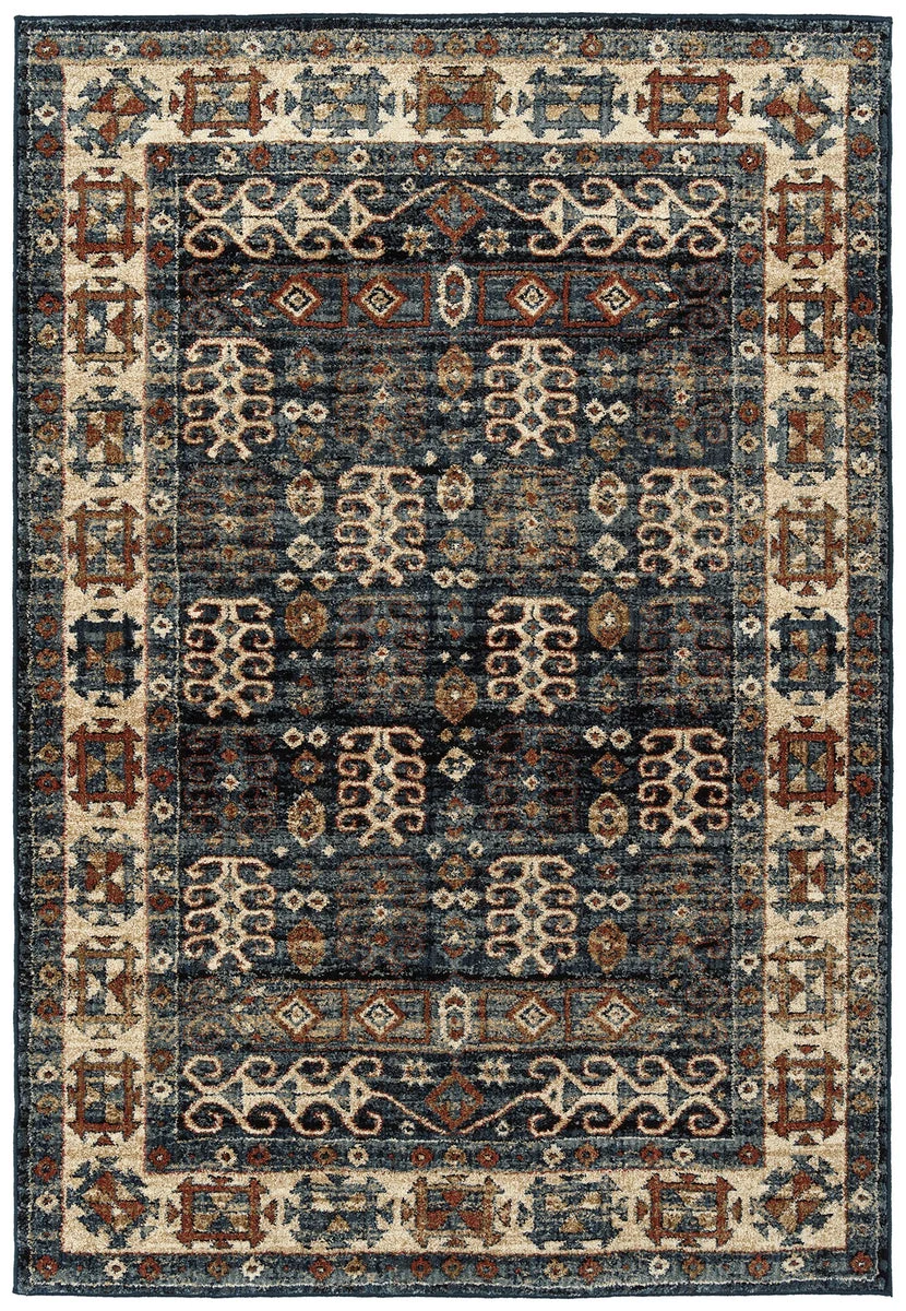 Kaleen Rugs McAlester Collection MCA02-17 Blue Area Rug