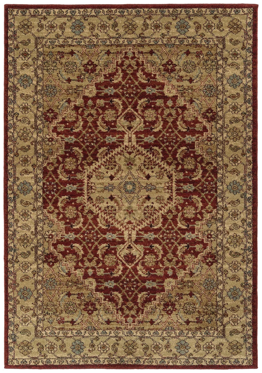 Kaleen Rugs McAlester Collection MCA08-04 Burgundy Area Rug