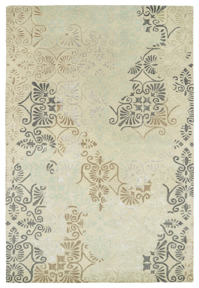 Kaleen Rugs Mercery Collection MER02-03 Beige Area Rug