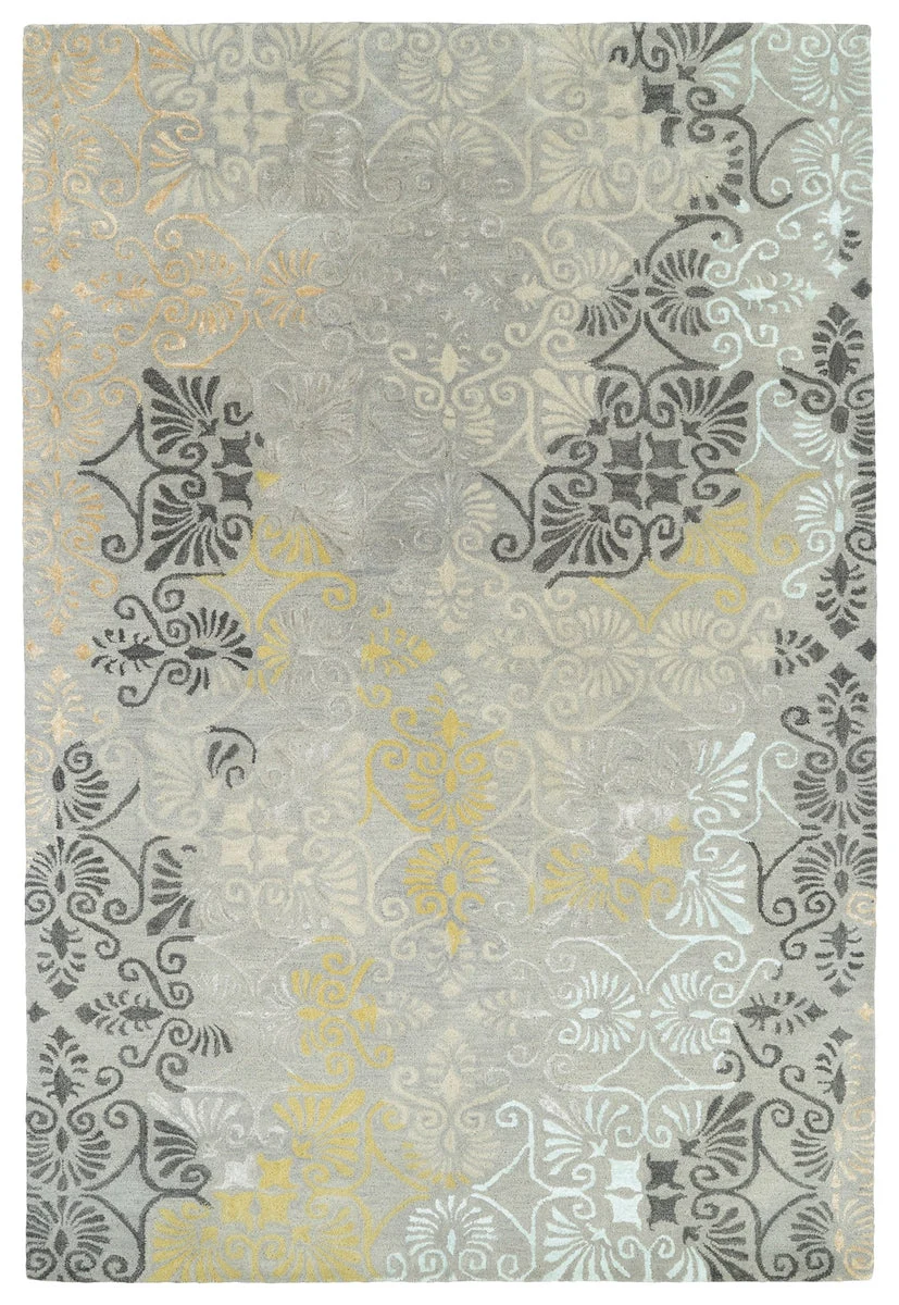 Kaleen Rugs Mercery Collection MER02-75 Grey Area Rug