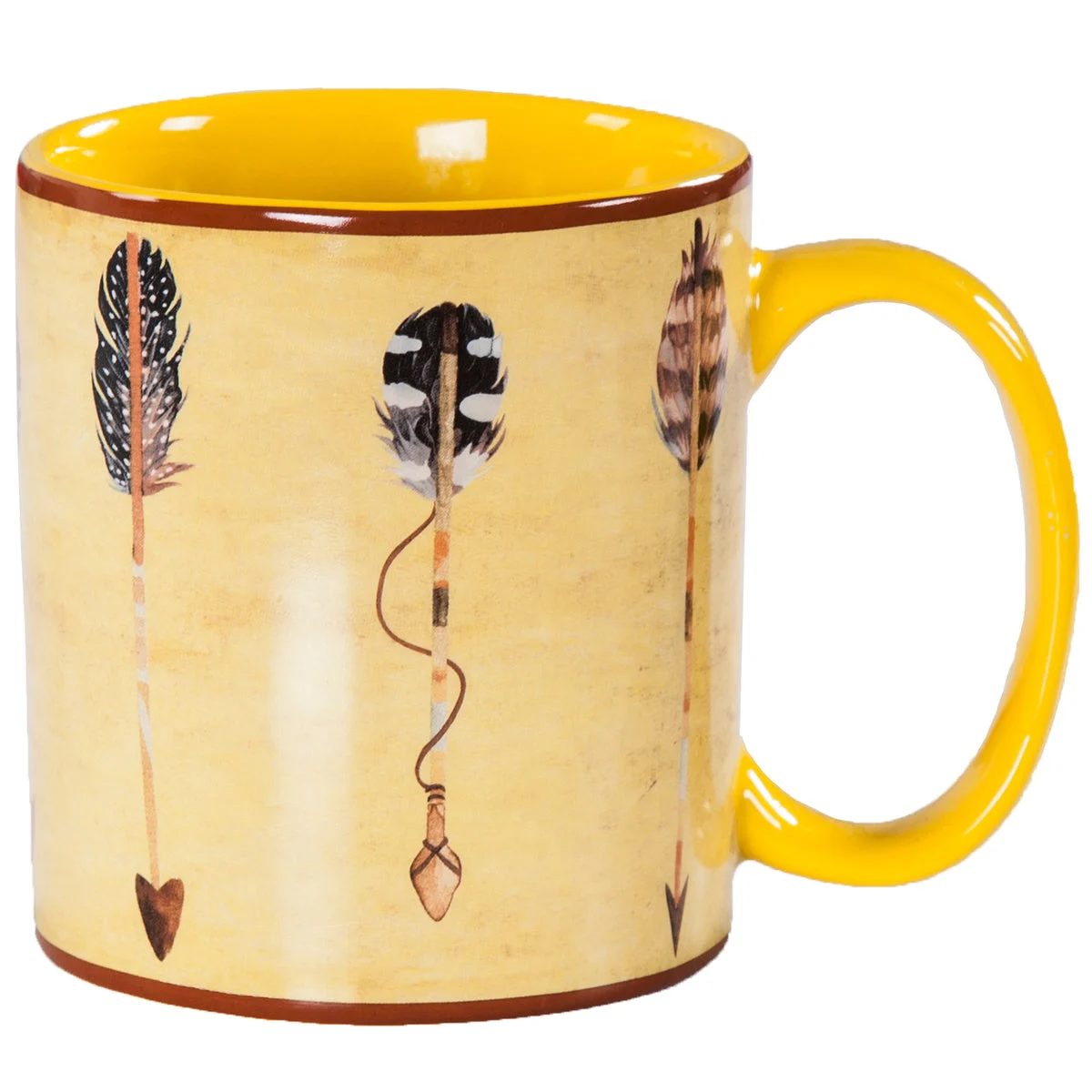 HiEnd Accents Large arrow design mug, 4 pc