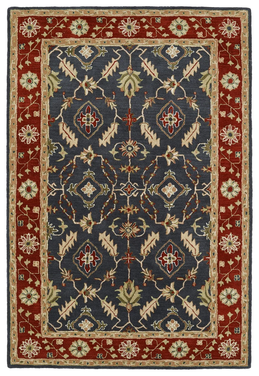 Kaleen Rugs Middleton Collection MID10-38 Charcoal Area Rug