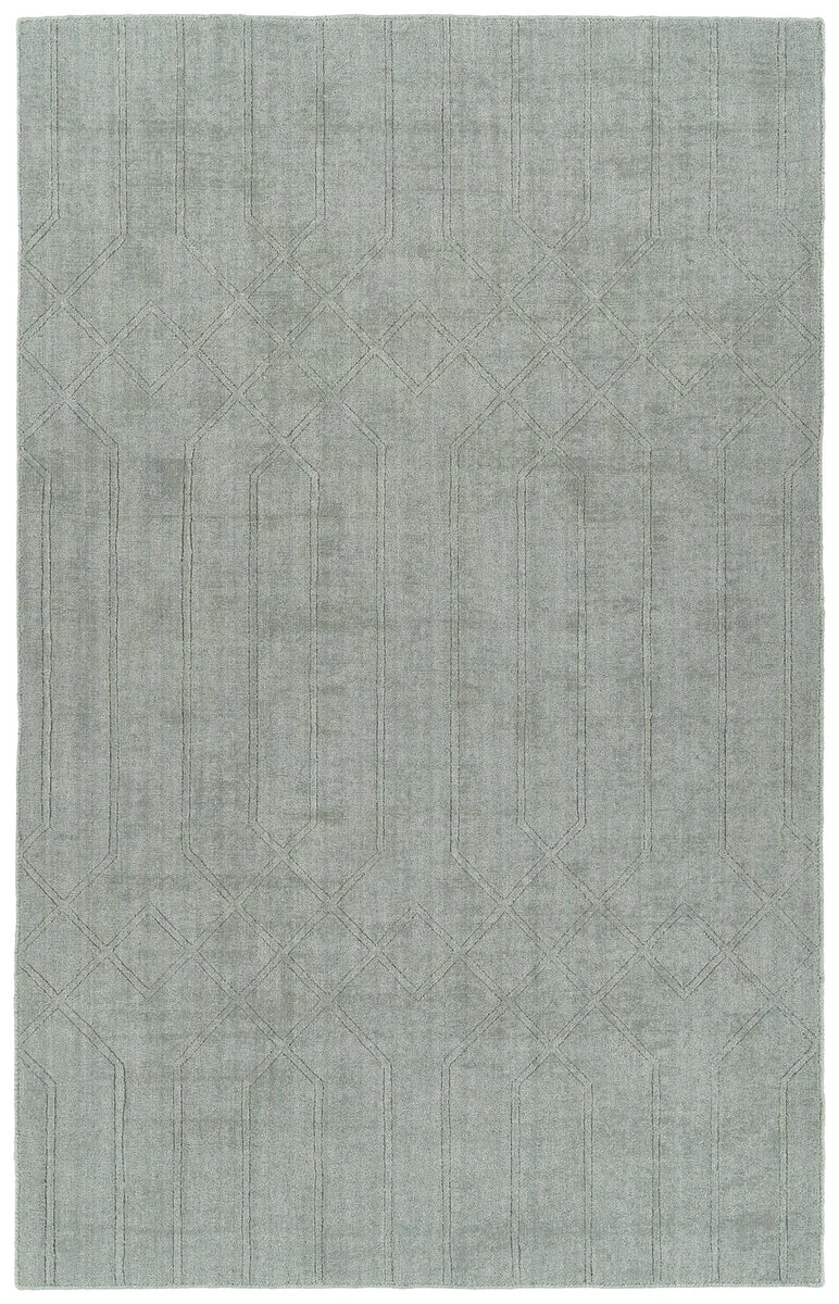 Kaleen Rugs Minkah Collection MKH02-77 Silver Area Rug