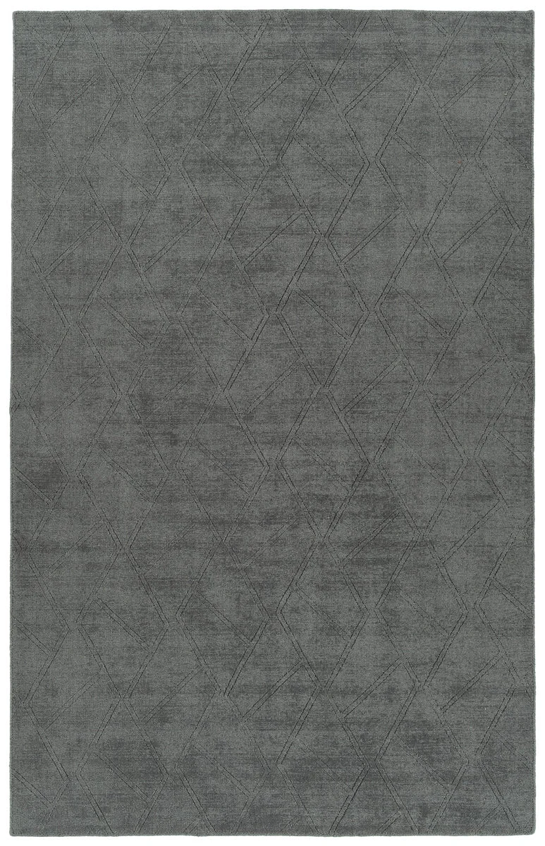 Kaleen Rugs Minkah Collection MKH04-38 Charcoal Area Rug