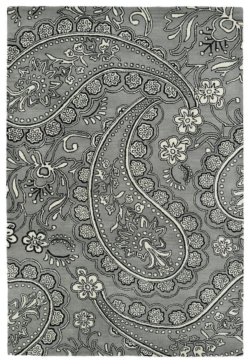 Kaleen Rugs Melange Collection MLG01-75 Grey Area Rug