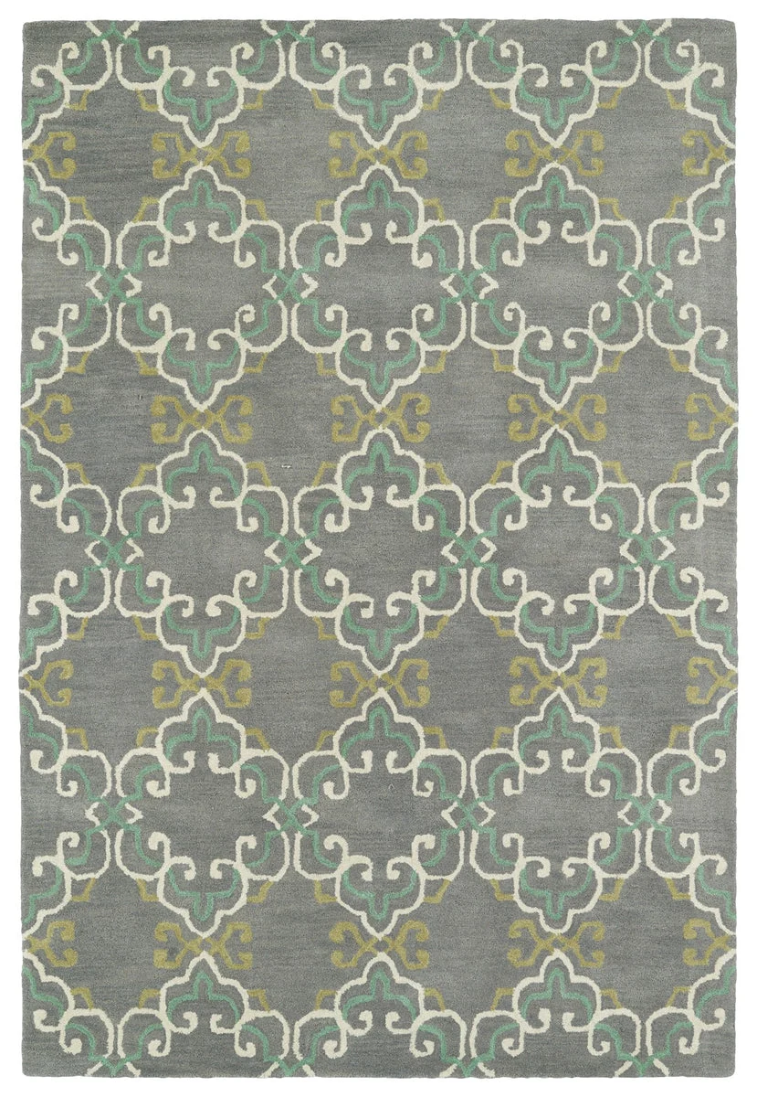 Kaleen Rugs Melange Collection MLG06-73 Pewter Area Rug