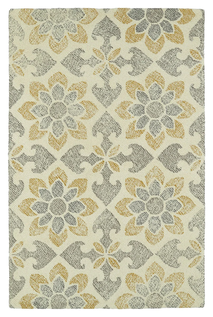 Kaleen Rugs Montage Collection MTG02-01 Ivory Area Rug