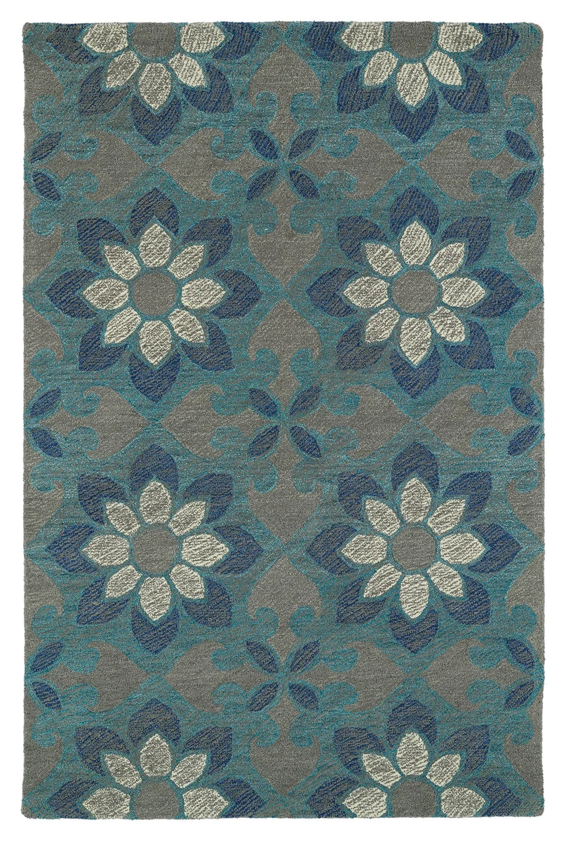 Kaleen Rugs Montage Collection MTG02-75 Grey Area Rug