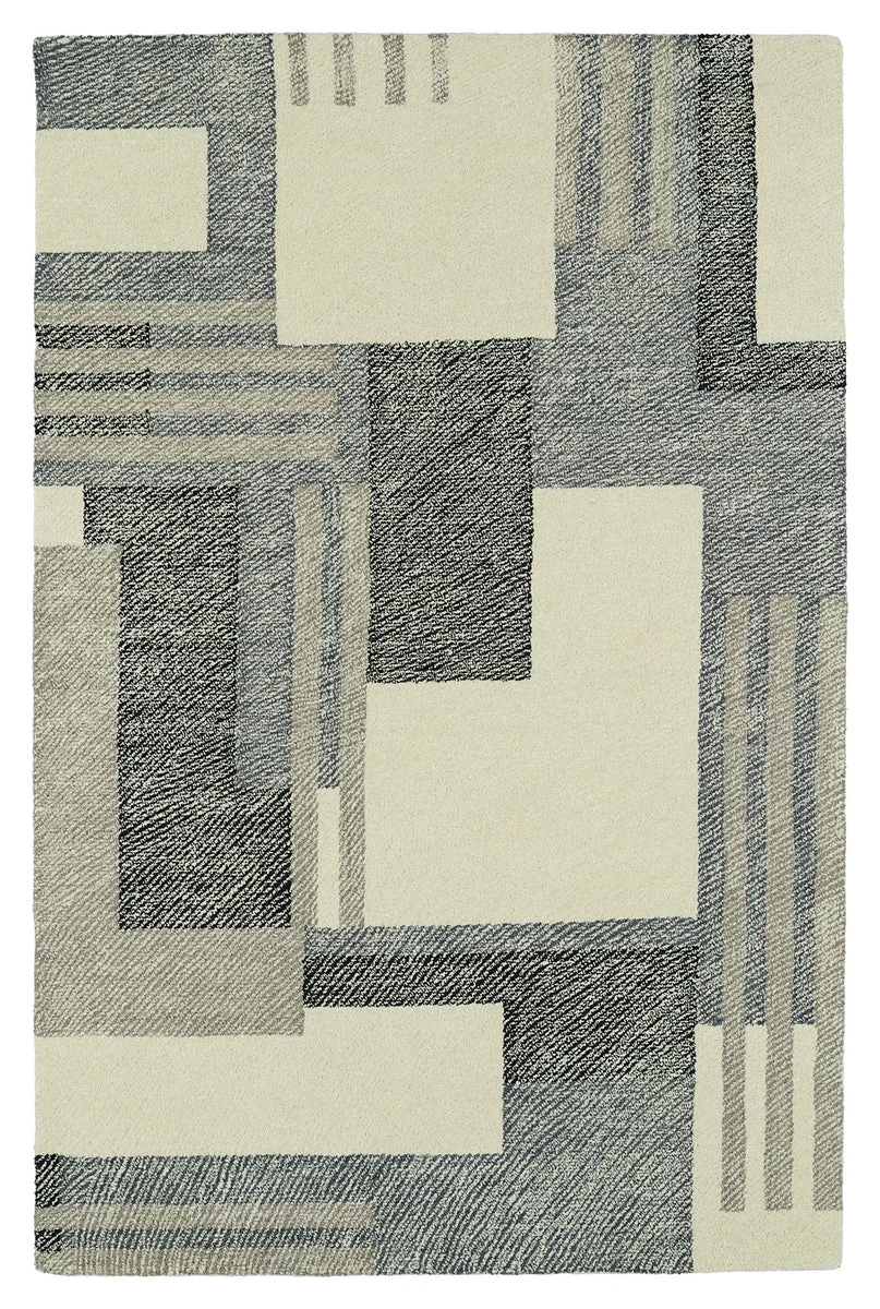 Kaleen Rugs Montage Collection MTG04-01 Ivory Area Rug
