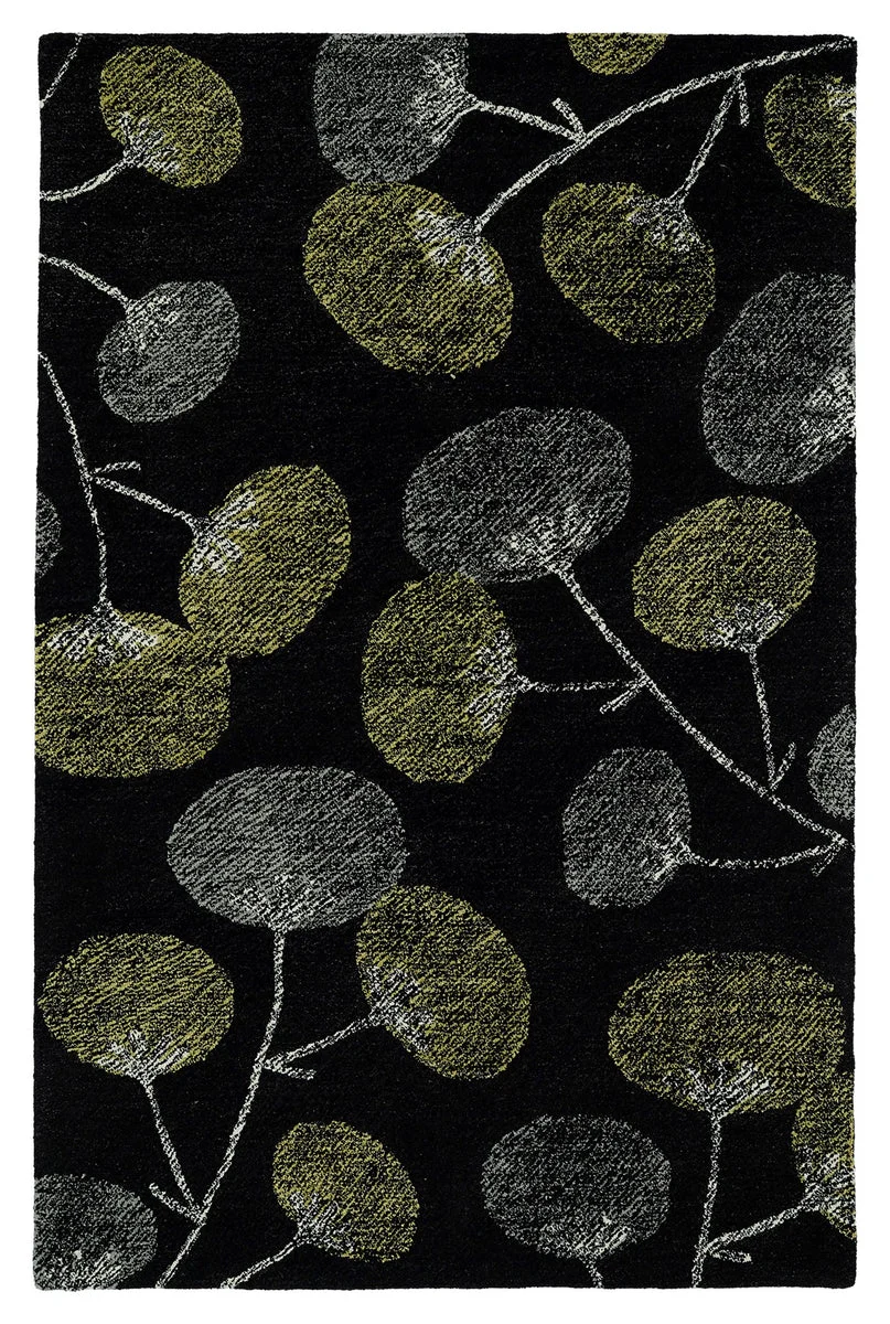 Kaleen Rugs Montage Collection MTG05-02 Black Area Rug
