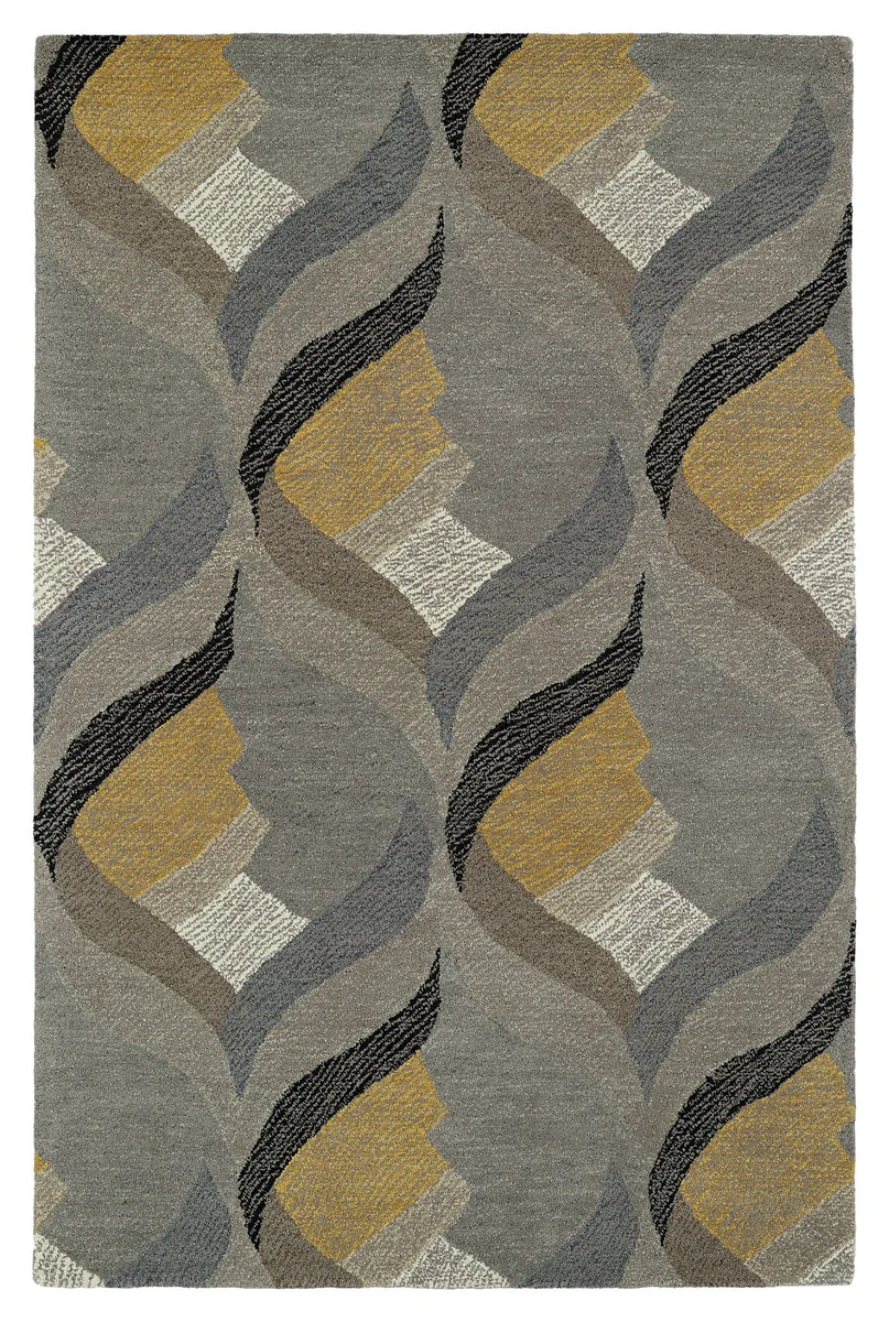 Kaleen Rugs Montage Collection MTG06-75 Grey Area Rug