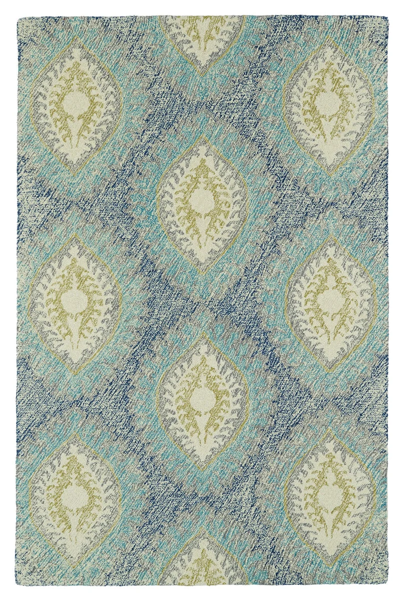 Kaleen Rugs Montage Collection MTG08-17 Blue Area Rug