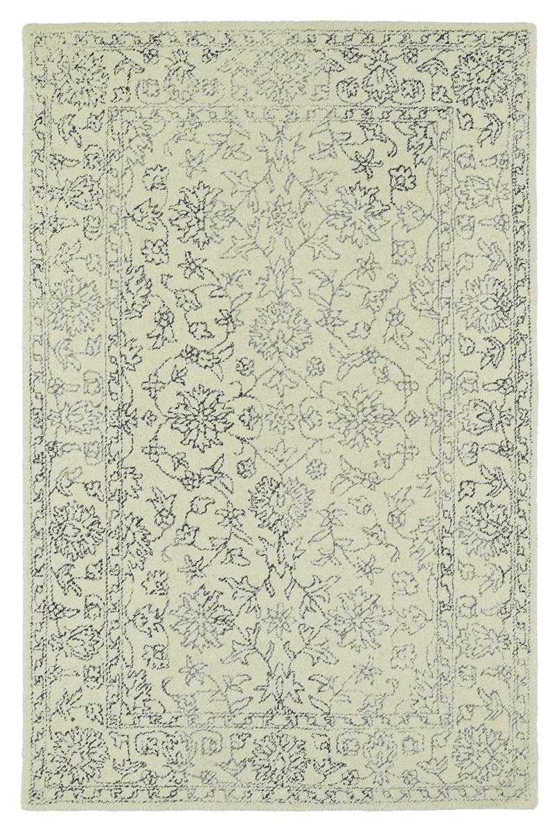 Kaleen Rugs Montage Collection MTG09-01 Ivory Area Rug