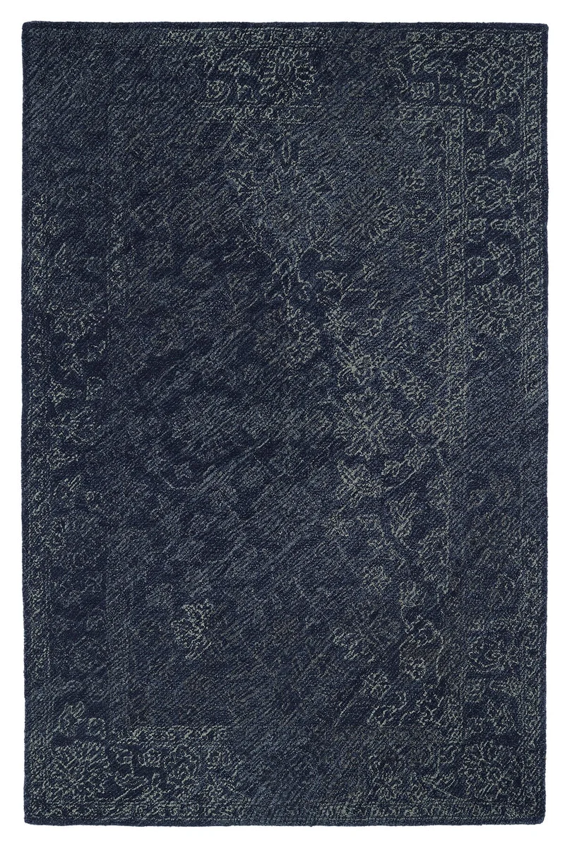 Kaleen Rugs Montage Collection MTG09-10 Denim Area Rug