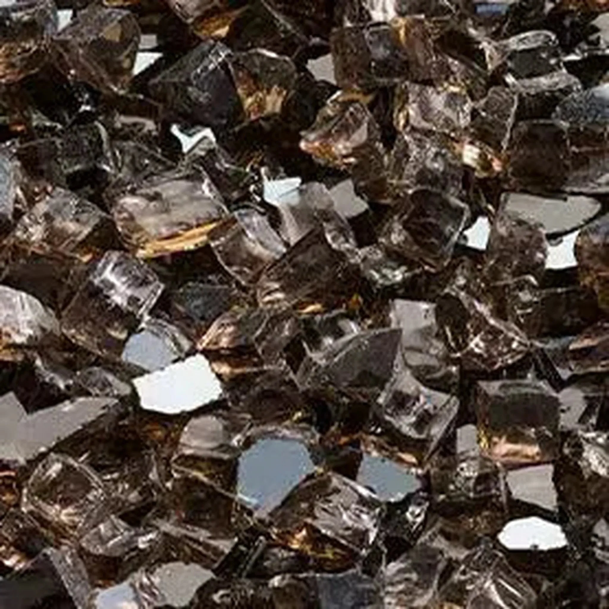 Majestic 5 Lbs. Smoked Embers Non-Reflective Crushed Glass Media for Meridian Modern Fireplace