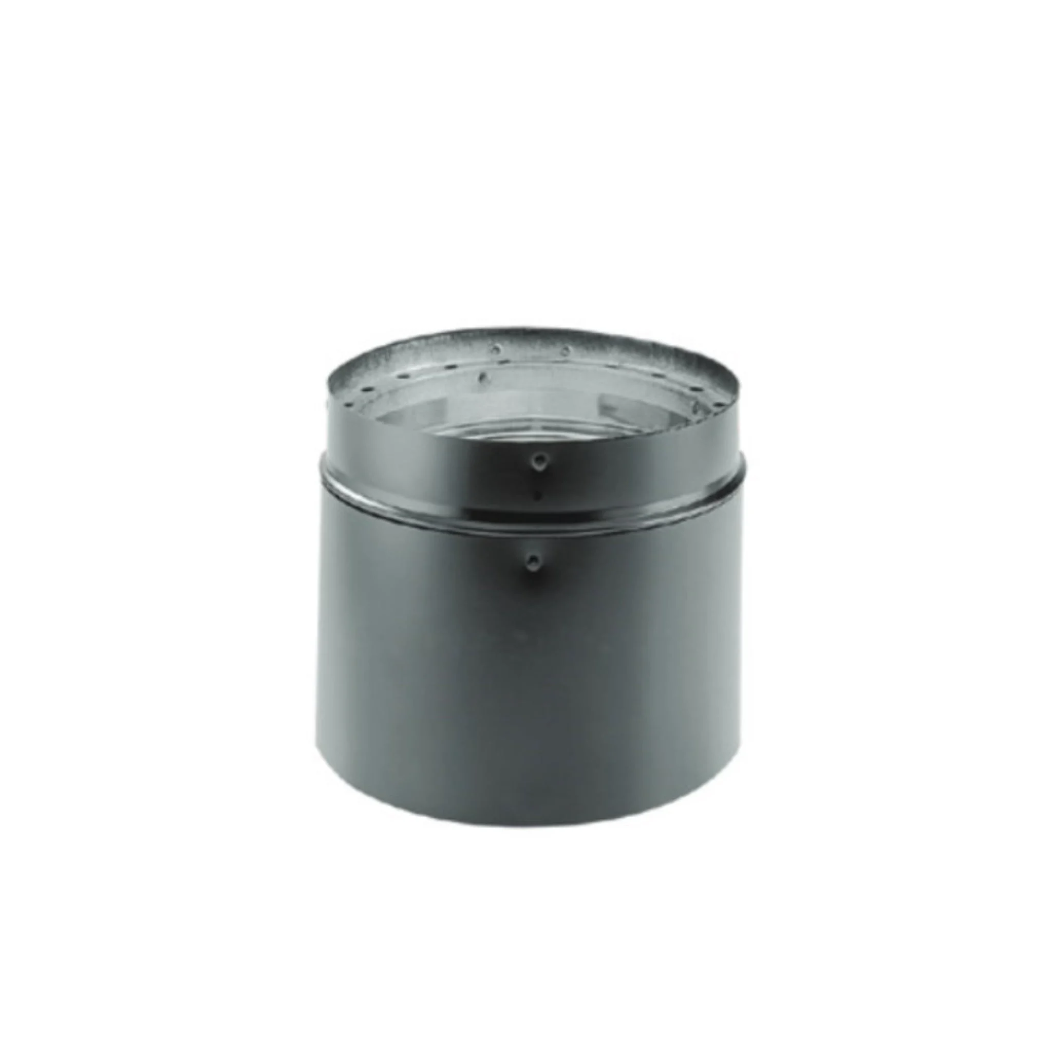 Majestic DVL 6" x 6" Black Adjustable Double-Wall Pipe