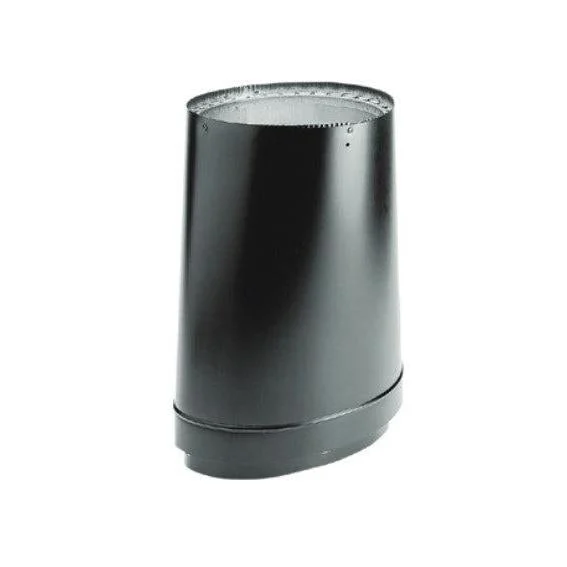 Majestic DVL 8" x 14.5" Double Wall Oval-to-Round Adapter